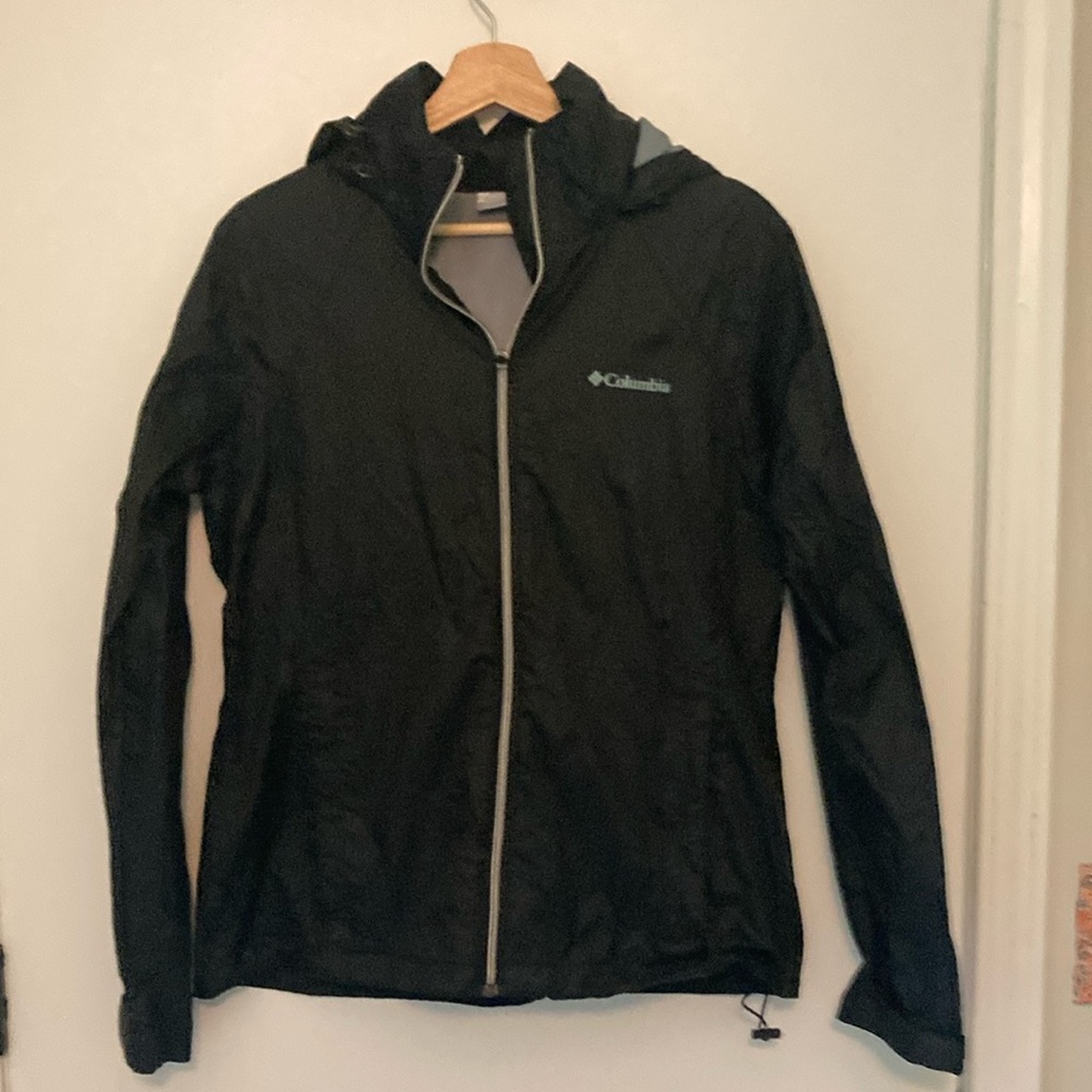 Columbia Black Hooded Jacket